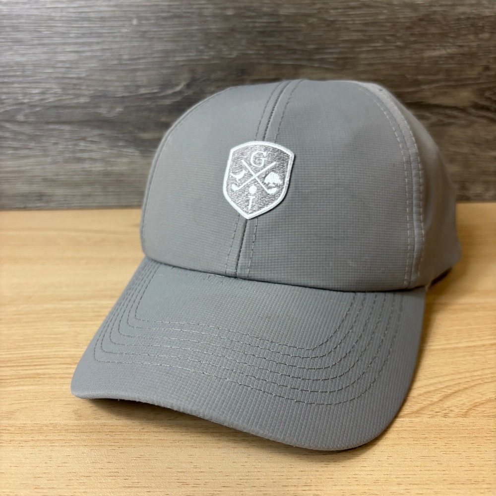 GT Golf Hat Cap Strap Back Gray Performance Golf Golfing Imperial‎